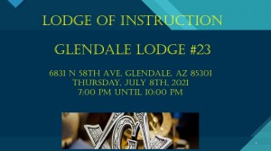 Lodge of Instruction 300x168 Lodge of Instruction @ Glendale Lodge No. 23 Thursday, July 8th, 2021